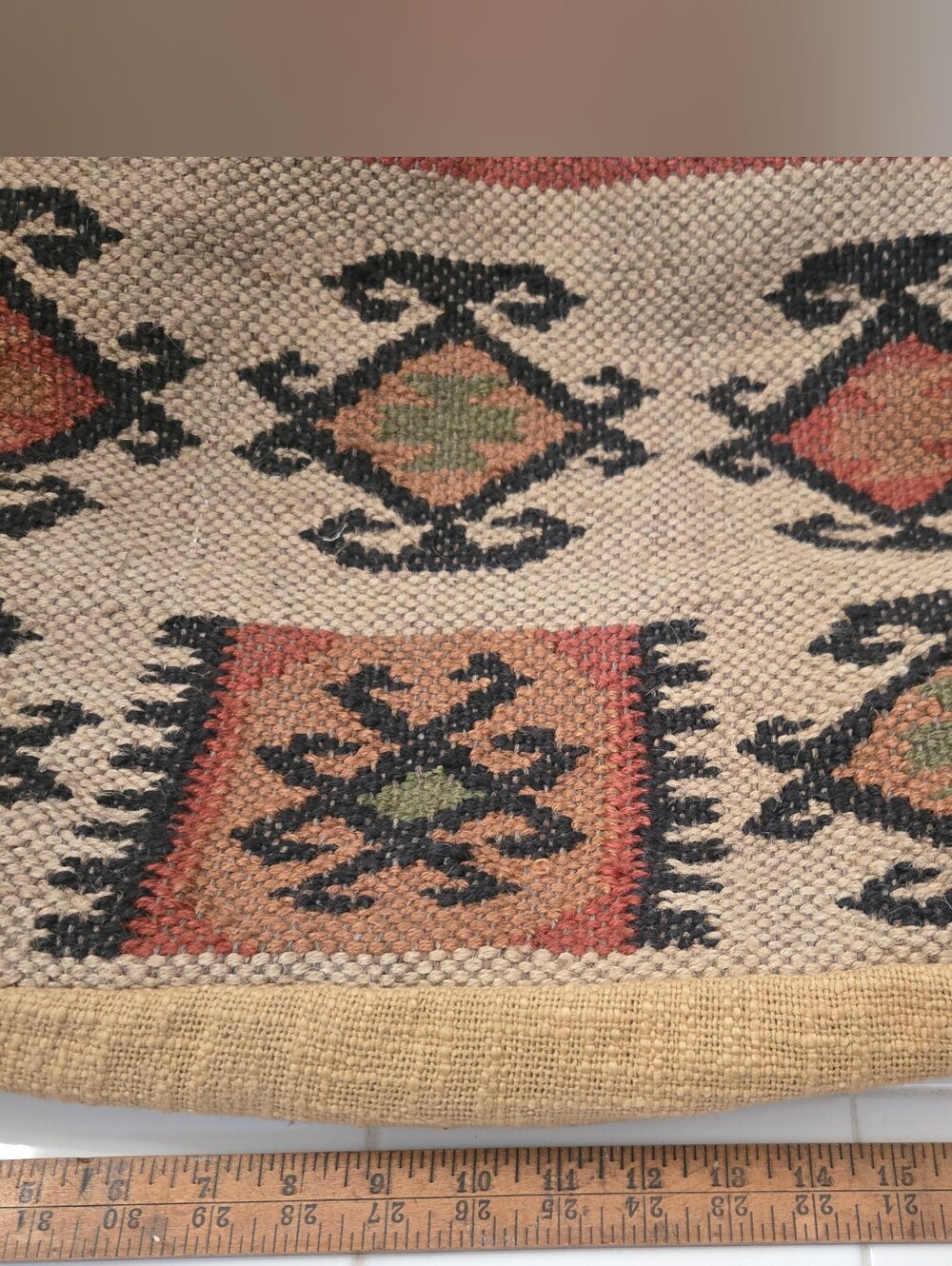Myra Desert Loom Jute Weekender Bag - Picture 4 of 7